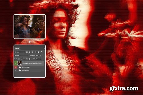 Scared Photo Effect AK9UR5B Scared Photo Effect AK9UR5B