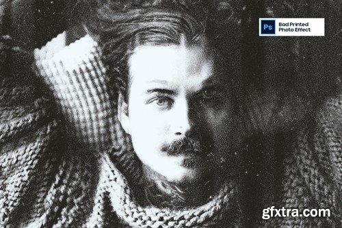 Bad Printed Photo Effect UXNF89H Bad Printed Photo Effect UXNF89H