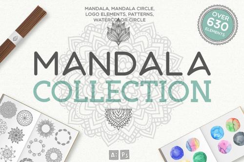 Mandala Vector Illustrations Icon Collection