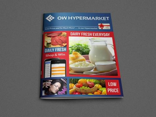 Supermarket Catalog Brochure Template