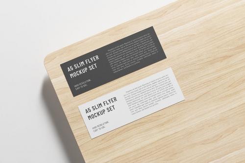 A5 Slim Flyer Mockup Set