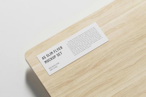 A5 Slim Flyer Mockup Set
