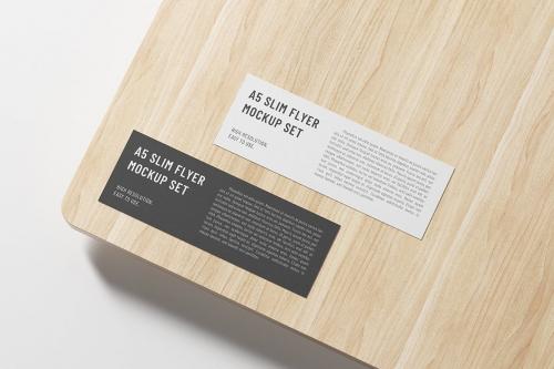A5 Slim Flyer Mockup Set