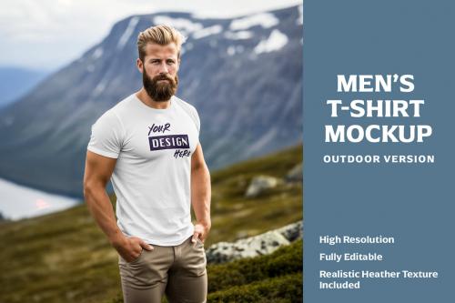 Outdoor T-Shirt Mockup