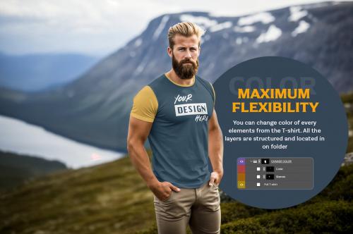 Outdoor T-Shirt Mockup