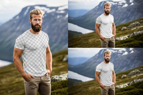 Outdoor T-Shirt Mockup