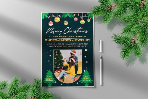 Merry Christmas Flyer Template