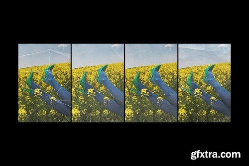 Crumpled Paper Photo Effect JW4M4SK Crumpled Paper Photo Effect JW4M4SK