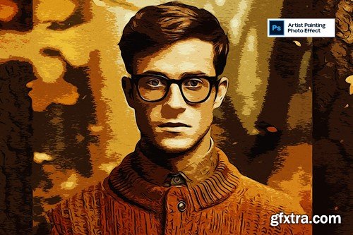 Artist Painting Photo Effect TCSWNE6 Artist Painting Photo Effect TCSWNE6