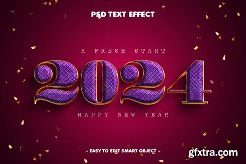 New Year 2024 Luxurious Text Effect Psd ZBKVGR4 New Year 2024 Luxurious Text Effect Psd ZBKVGR4