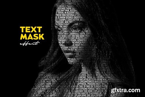 Text Mask Photo Effect TUS4HPC Text Mask Photo Effect TUS4HPC