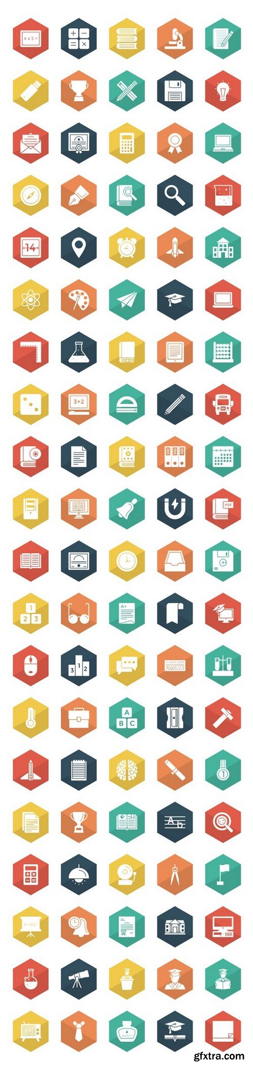 Educational 1200 Icons Bundle Pack