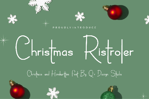 Christmas Ristroler Font