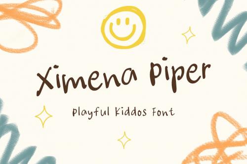 Ximena Piper - Playful Kiddos Font Ximena Piper - Playful Kiddos Font