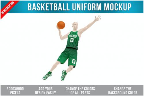 Basketball Uniform Mockup
