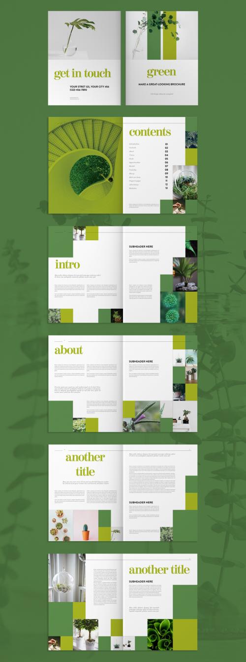 Green and White Brochure - 274118433