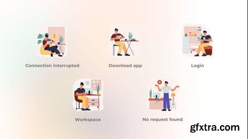 Videohive Technological Affairs - Flat Concept of Smiling People 49280661 Videohive Technological Affairs - Flat Concept of Smiling People 49280661