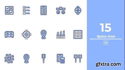 Videohive Quizz Icon After Effects 49325621