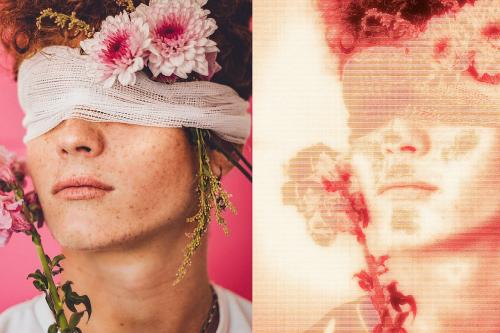 Hologram Photo Effect