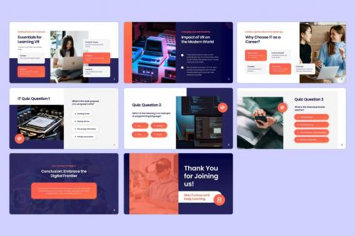 IT Learning Introduction - Powerpoint Templates