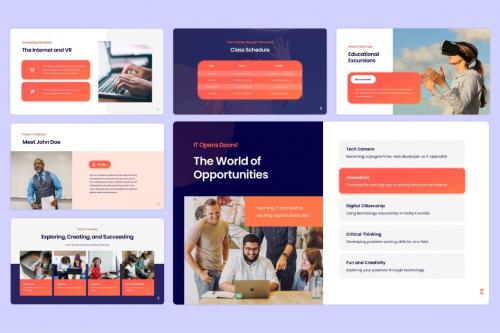 IT Learning Introduction - Powerpoint Templates