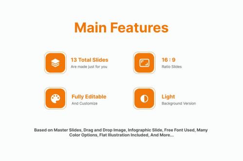 Simple 2024 Calendar PowerPoint Template Simple 2024 Calendar PowerPoint Template