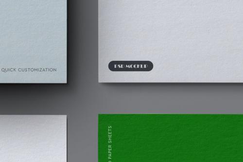 Poster Mockup A4 Horizontal Set Poster Mockup A4 Horizontal Set