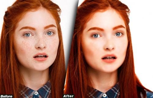 Skin Retouching Photoshop Action Skin Retouching Photoshop Action