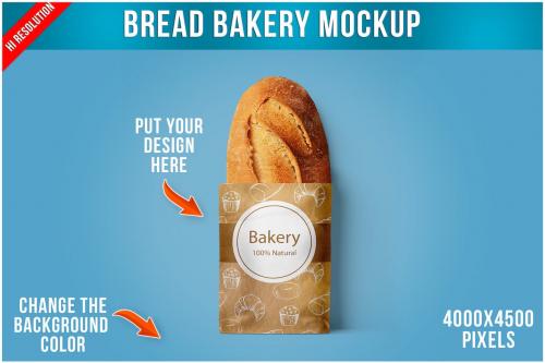 Bread Bakery Mockup
