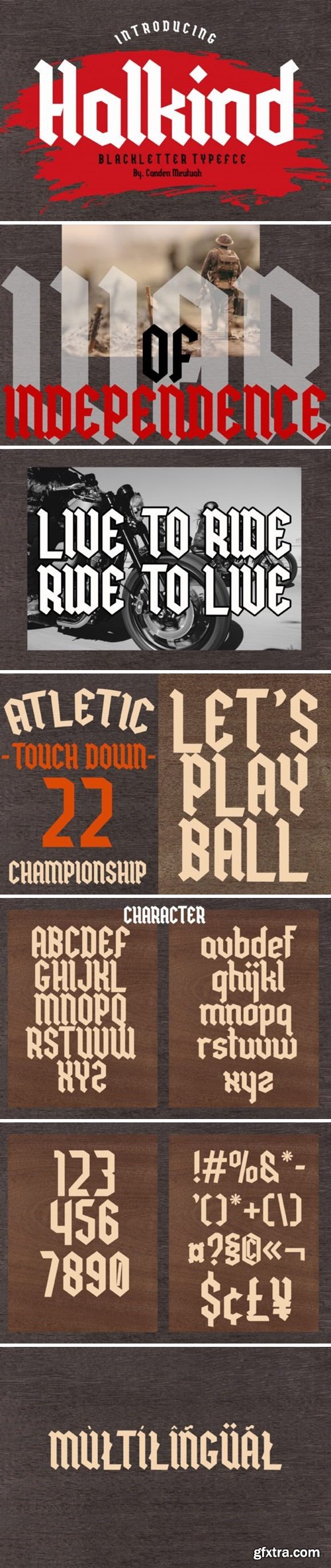 Halkind Font Halkind Font