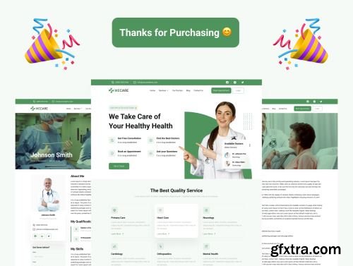 Healthcare Medical Web UI Kit Ui8.net