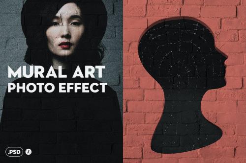 Mural Art Photo Effect