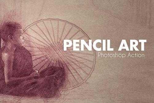 Pencil Art - Photoshop Actions Pencil Art - Photoshop Actions