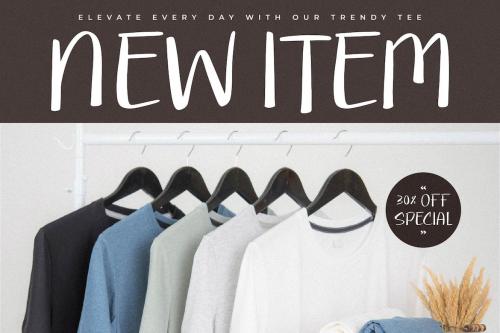 Peach Little New Funt Displat Font