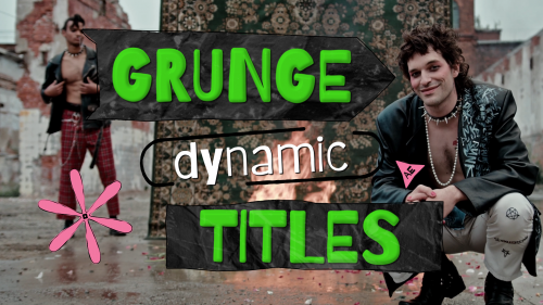 ArtList - Dynamic Grunge Titles - 126844