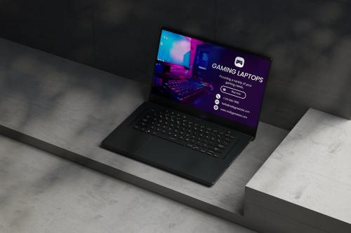 Gaming Laptop Mockup