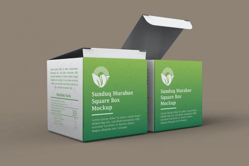 Square Box Mockup Square Box Mockup