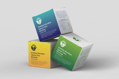 Square Box Mockup Square Box Mockup