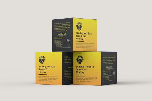 Square Box Mockup Square Box Mockup