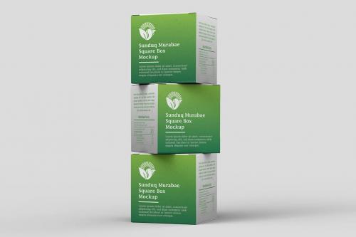 Square Box Mockup Square Box Mockup