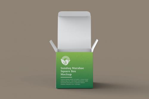 Square Box Mockup Square Box Mockup