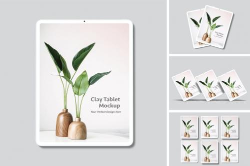 Clay Tablet Mockup Clay Tablet Mockup