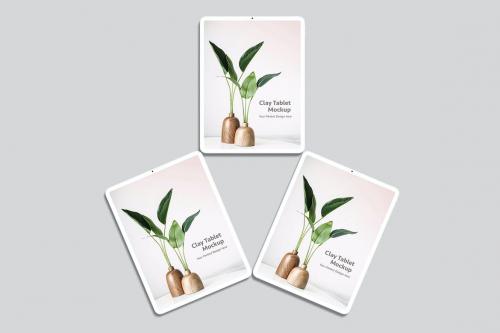 Clay Tablet Mockup Clay Tablet Mockup