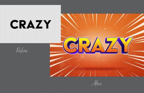 Crazy Editable Text Effect Crazy Editable Text Effect