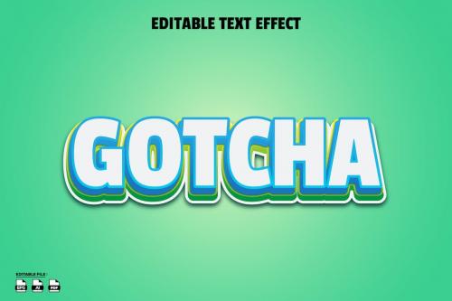 Gotcha editable text effect Gotcha editable text effect