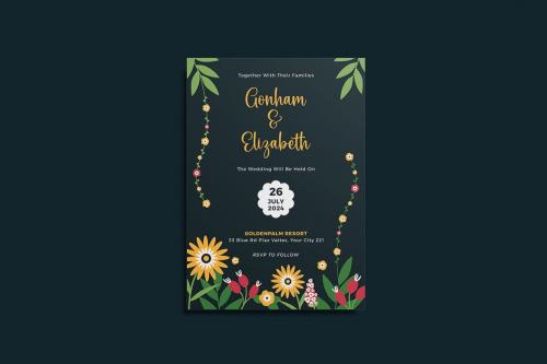 Borange Wedding Invitation Template Borange Wedding Invitation Template
