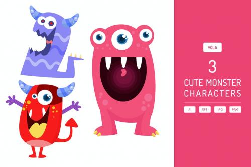 Cute Monster Characters Vol.5 Cute Monster Characters Vol.5