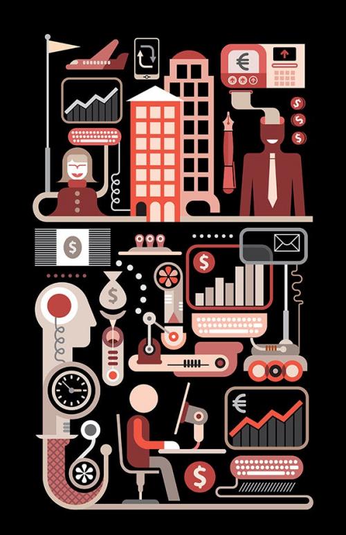 Finance and Business vector illustration Finance and Business vector illustration