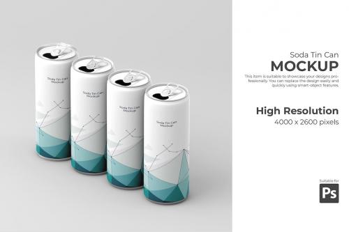 Soda Tin Can Mockup Soda Tin Can Mockup