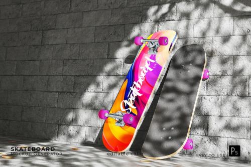 Skateboard Mockup Skateboard Mockup